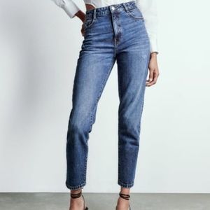 Zara high waisted mom jeans (run small!)